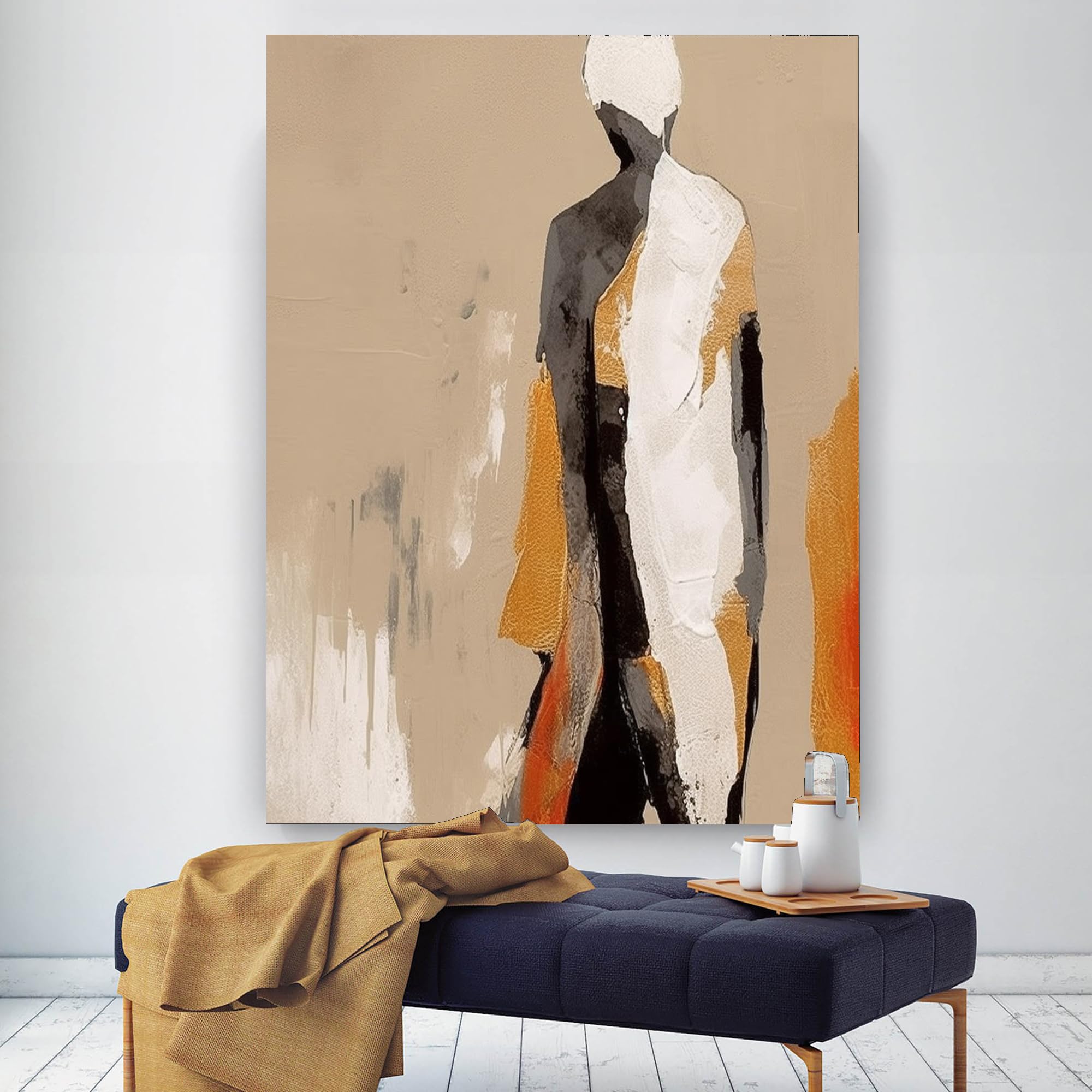 Amazon.com: Yahedoba Portrait abstract male painting body